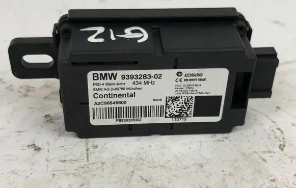 BMW 7 G11 G12 Other control units/modules 9393283 A2C96549600