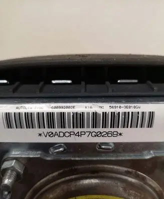 KIA Sorento Steering wheel airbag 60092002E 569103E010GW