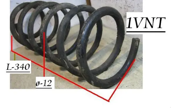Volkswagen Jetta II Front coil spring