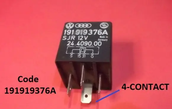 Volkswagen Jetta II Other relay 191919376A