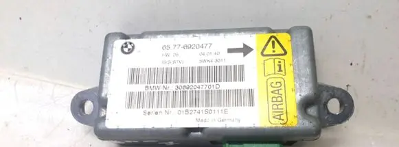 BMW 7 E65 E66 Airbag control unit/module 65.77-6920477