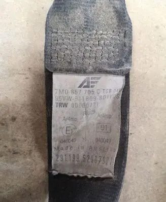 Ford Galaxy Front seatbelt 7M0857705C 95VW611B09 00060771