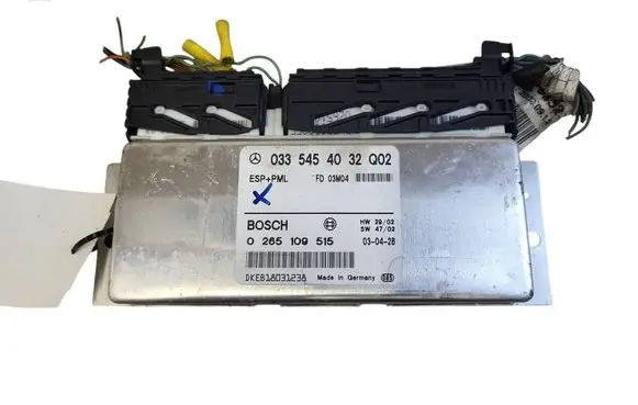 Mercedes-Benz E W211 ESP (stability system) control unit 0335454032Q02 0265109515