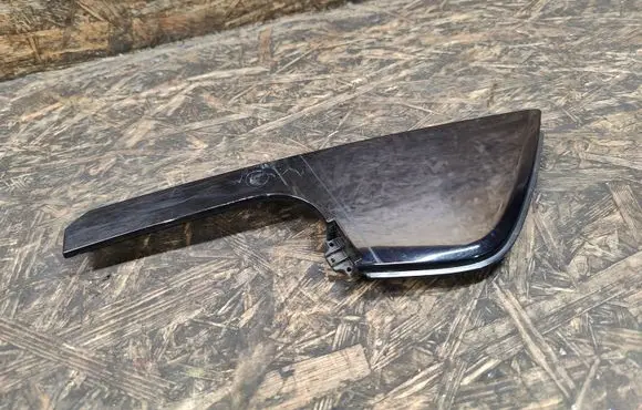 Rear door glass trim molding