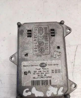 Peugeot 407 Xenon control unit/module 5DF00870450