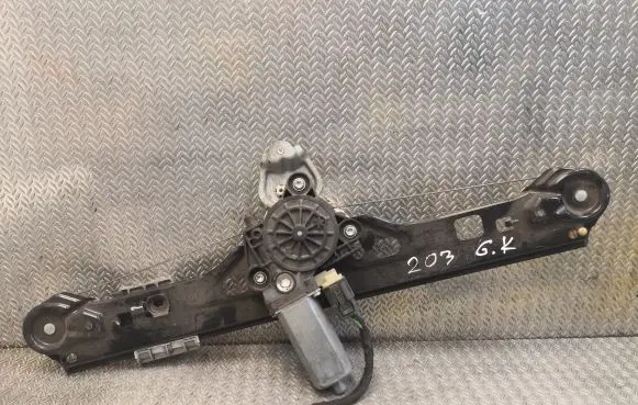 Mercedes-Benz C W203 Rear door window regulator with motor 2038202942