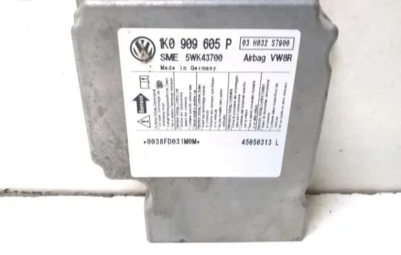 Volkswagen Jetta V Airbag control unit/module 1K0909605P