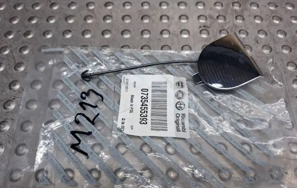 Fiat 500 Rear bumper row hook cap/cover 735429589