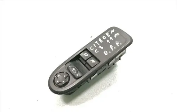 Citroen C3 Electric window control switch 96637529XT