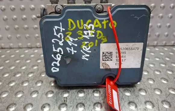 Fiat Ducato ABS control unit/module S25071173 52065547 0265257711