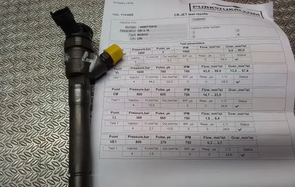 Renault Trafic III (X82) Fuel injector 0445110414