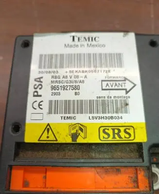 Citroen C3 Airbag control unit/module 9651927580