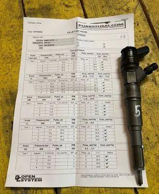 BMW 5 E60 E61 Fuel injector 7793836