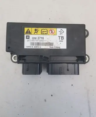 Opel Insignia A Airbag control unit/module 22922716