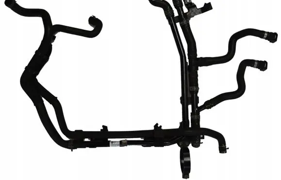 Volkswagen Touareg II Engine coolant pipe/hose 7P0121070AB