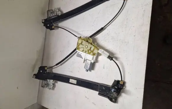 Citroen C6 Rear door window regulator with motor 9650386580