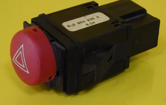 Seat Ibiza III (6L) Hazard light switch 6L2953235A