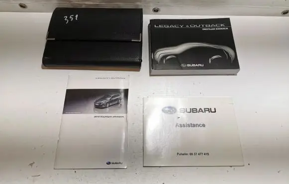 Subaru Legacy Owners service history hand book 