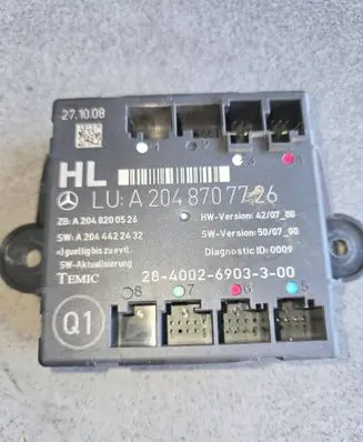 Mercedes-Benz C AMG W204 Door control unit/module A2048707726 A2048200526 A2044422432