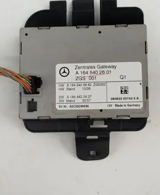 Mercedes-Benz ML W164 Gateway control module A1645402601 A1645403662 A1644420427
