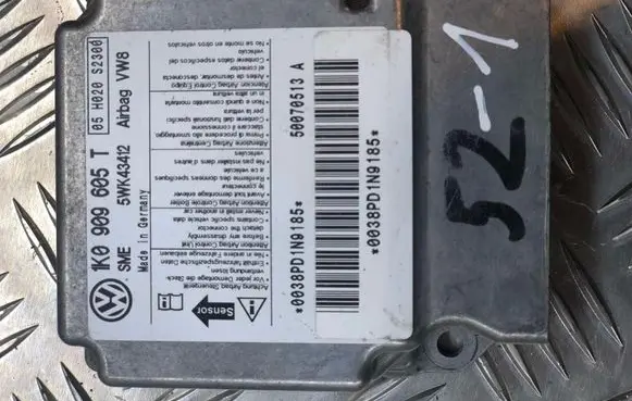 Volkswagen Touran I Airbag control unit/module 1TO909605T 5WK43412