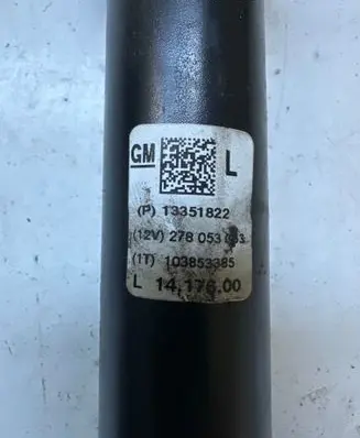 Opel Zafira C Steering column universal joint 13351822 103853385
