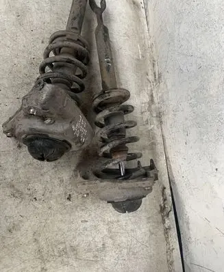 Audi A6 S6 C6 4F Front shock absorber with coil spring