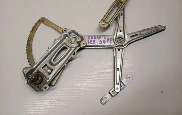Opel Corsa C Front door electric window regulator 09113360