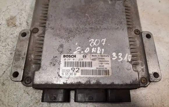 Peugeot 807 Engine control unit/module 0281011334 9652590380 EDC15C2