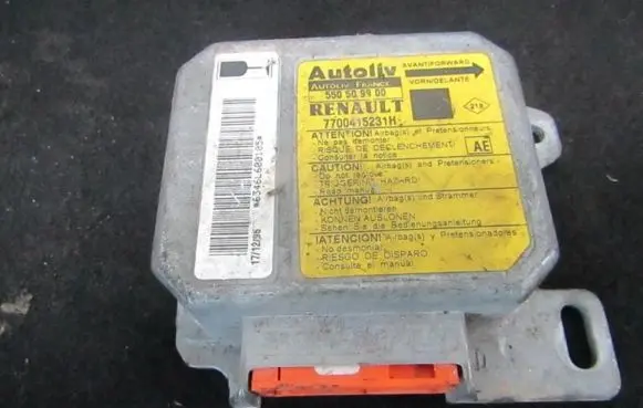 Renault Scenic I Airbag control unit/module 7700415231h 550509900