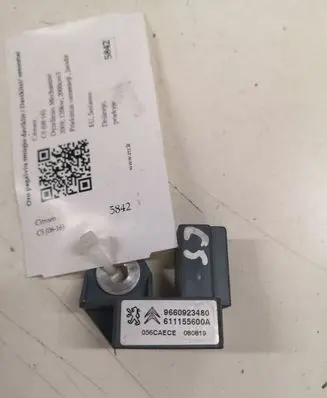 Citroen C5 Airbag deployment crash/impact sensor 9660923480