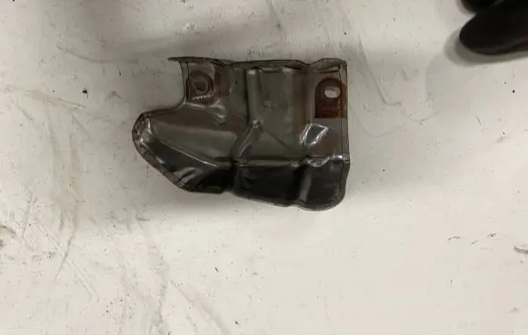 Heat shield in engine bay
