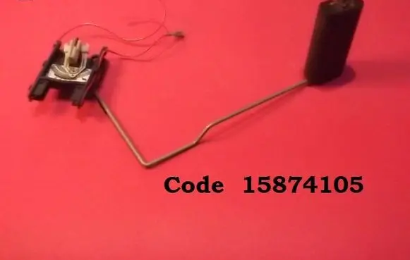 Opel Vectra C Fuel level sensor 15874105