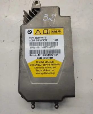 BMW 5 F10 F11 Airbag control unit/module 9239985 65779239985 618307409E
