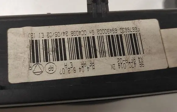 Citroen C5 Climate control unit 96470014ZK 69490002