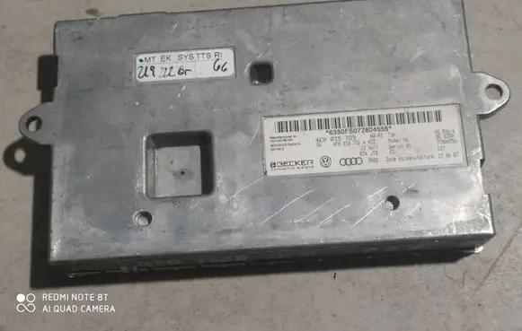 Audi A6 S6 C6 4F MMI control unit 4F0910732A 4E0035729
