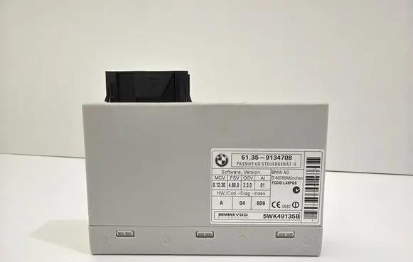 BMW 3 E92 E93 Keyless (KESSY) go control unit/module 9134708 5WK49135B 61359134708