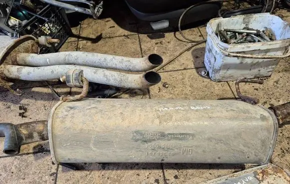 Opel Meriva A Rear muffler/silencer tail pipe 93388791 499850304