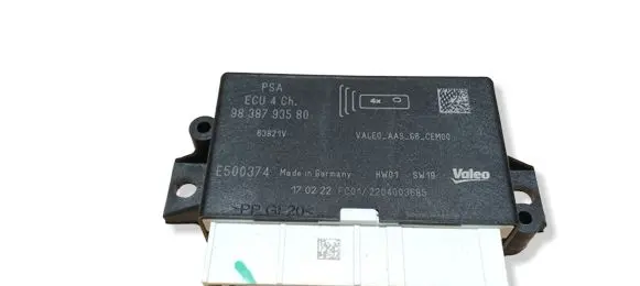 Peugeot 208 II Parking PDC control unit/module 9838793580