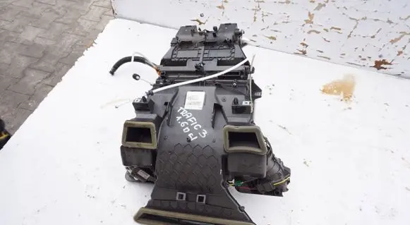 Interior heater climate box assembly