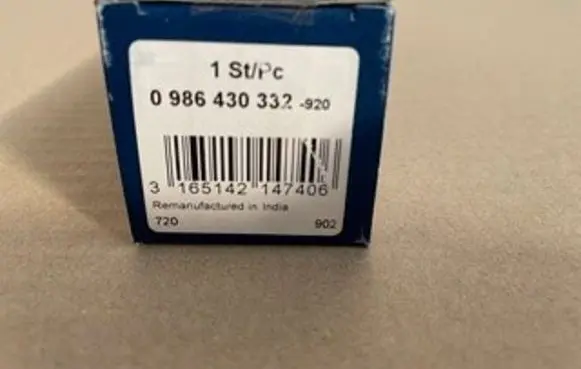 Renault Arkana Fuel injector 0986430332