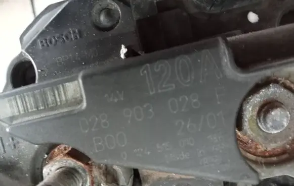 Seat Alhambra (Mk1) Generator/alternator 0124515010 028903028E