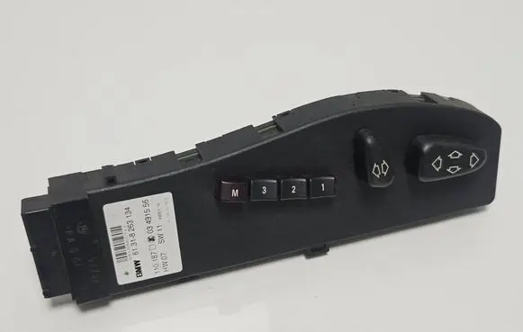 BMW 3 E46 Seat control switch 61318263134 110187 03491556