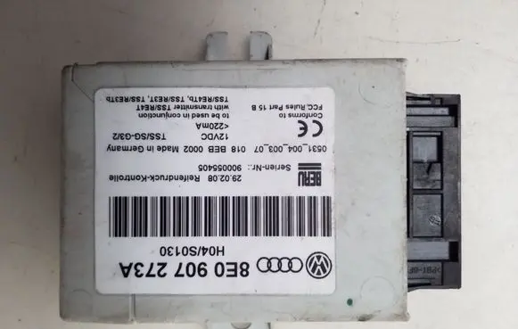Audi A4 S4 B7 8E 8H Other control units/modules 8E0907273A