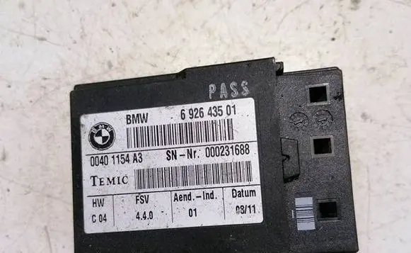 BMW 3 E90 E91 Seat control module 6926435 000231688 00401154A3