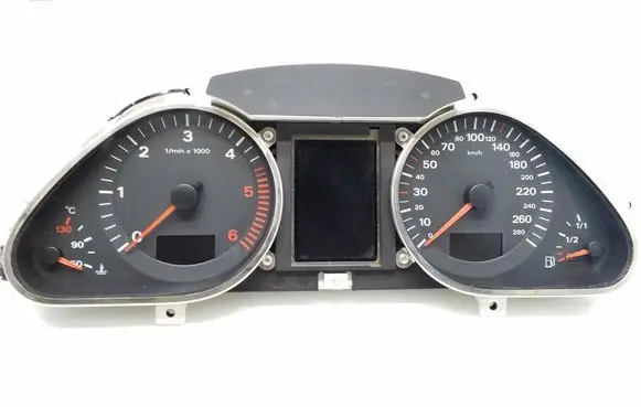 Audi A6 S6 C6 4F Speedometer (instrument cluster) 4F0920932 4F0910930C 5540007312