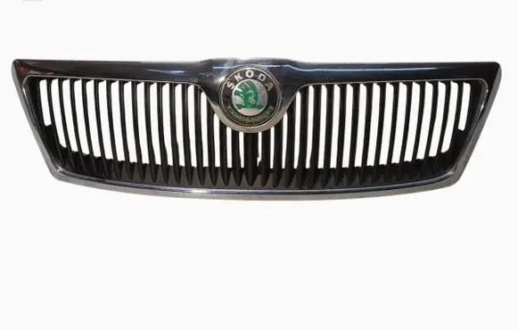 Skoda Octavia Mk2 (1Z) Front bumper upper radiator grill 1Z0853668