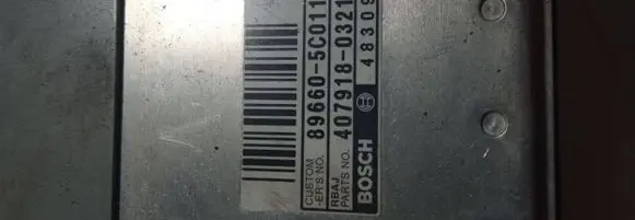 Toyota Yaris Engine control unit/module 8966152891 0281011649