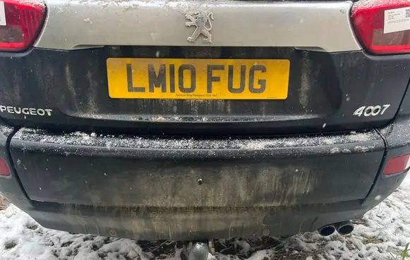 Peugeot 4007 Tailgate trim 