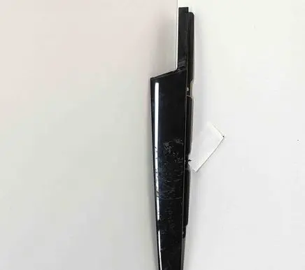 Front door glass trim molding